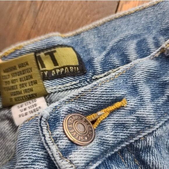 Vintage 90s High Rise Light Wash Straight Leg Jeans Unisex - Picture 5 of 13